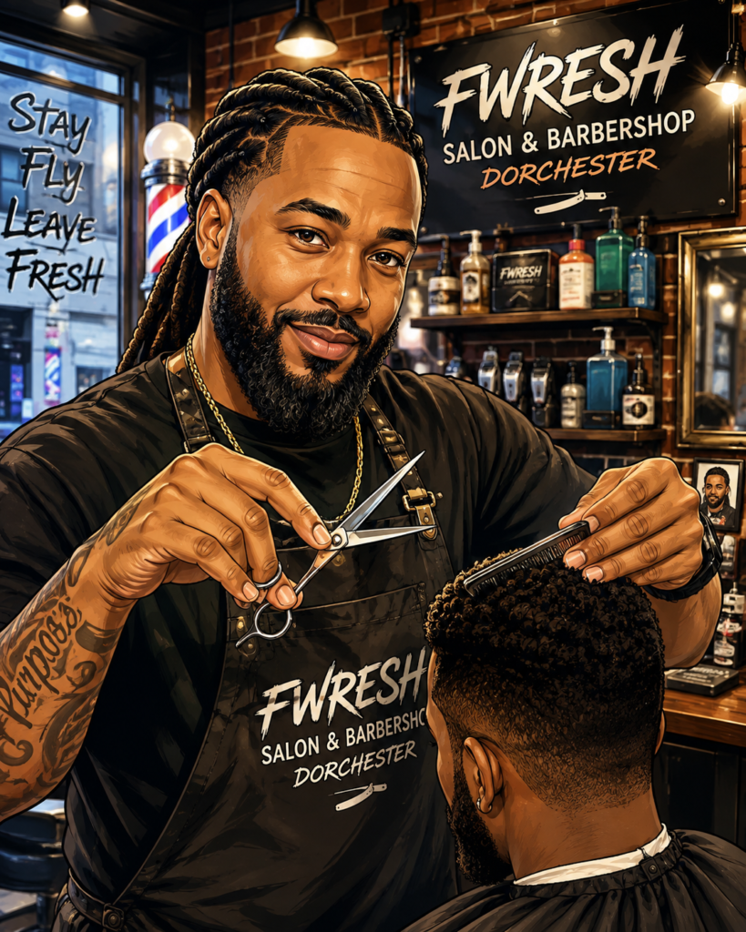 FWRESH Barbershop discount announcement