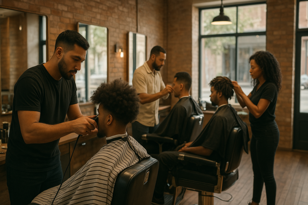 FWRESH Barbershop editorial image for Exploring Local Barbershops: Community Connections in Dorchester
